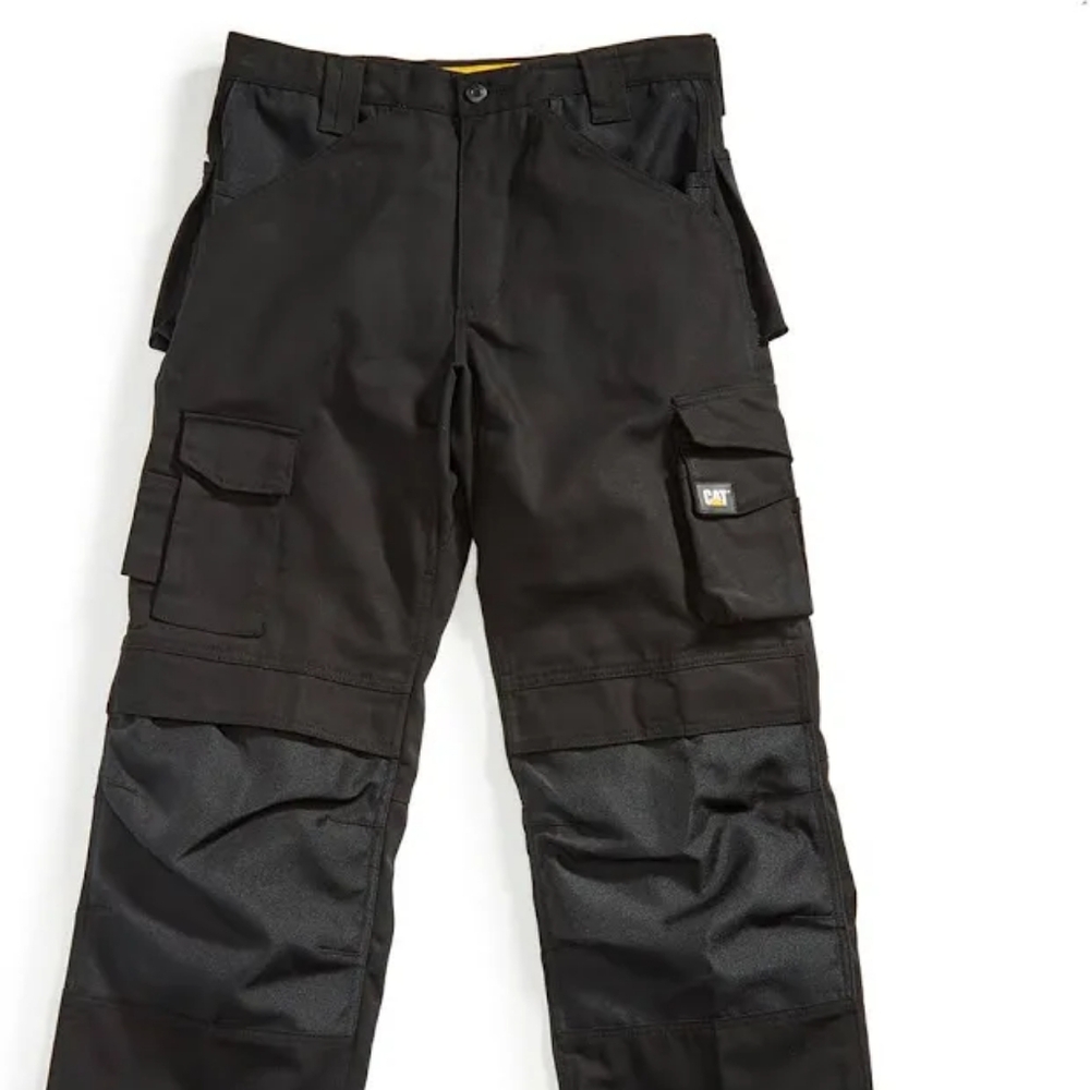 Black CAT Cargo Pants